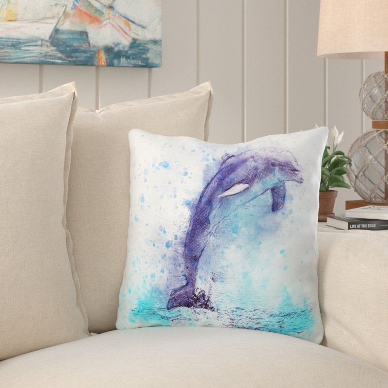 Coussin pour dauphin Kyrie, Microsuède, Intérieur