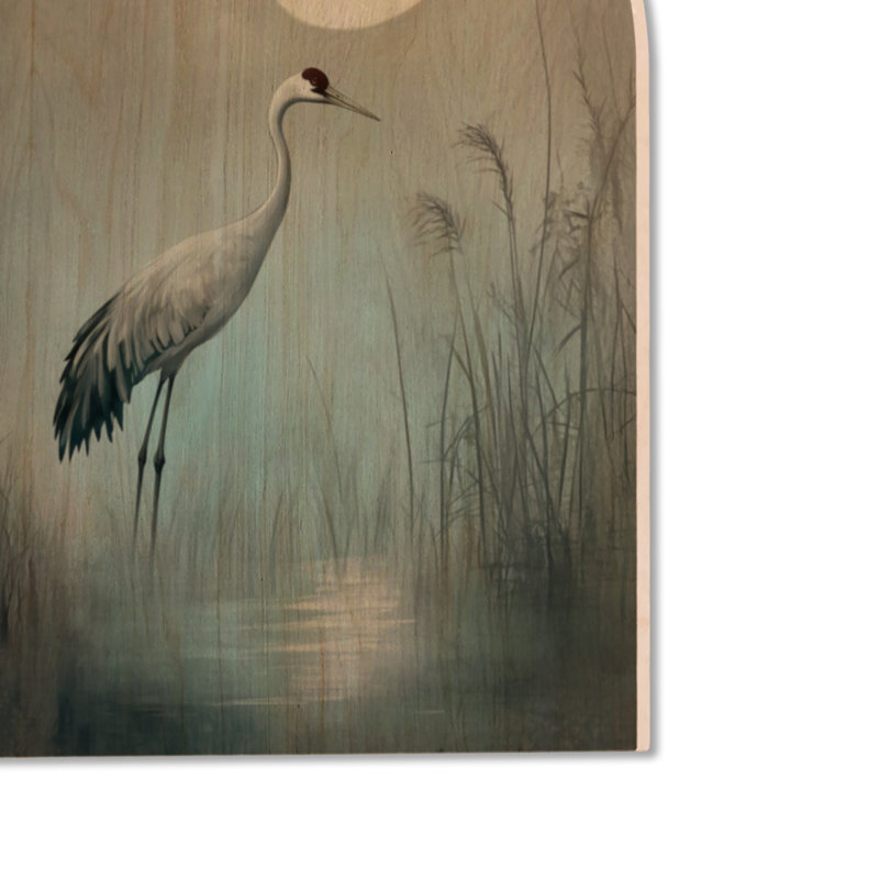 Helmsworth II - Art mural en bois botanique, H 32 po x l 24 po, Arche
