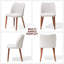 Chaises de salle à manger rembourrées avec cadre en bois-619233738