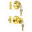 Complete Terrace Entry Knob Set with Deadbolt-14651563