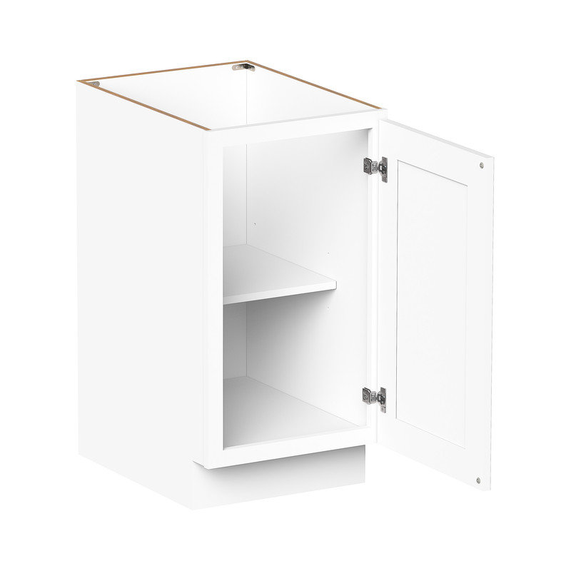 Armoire de cuisine à porte pleine grandeur L 18 po x P 24 po x H 34,5 po prête à assembler, W18"x D24"x H34.5"