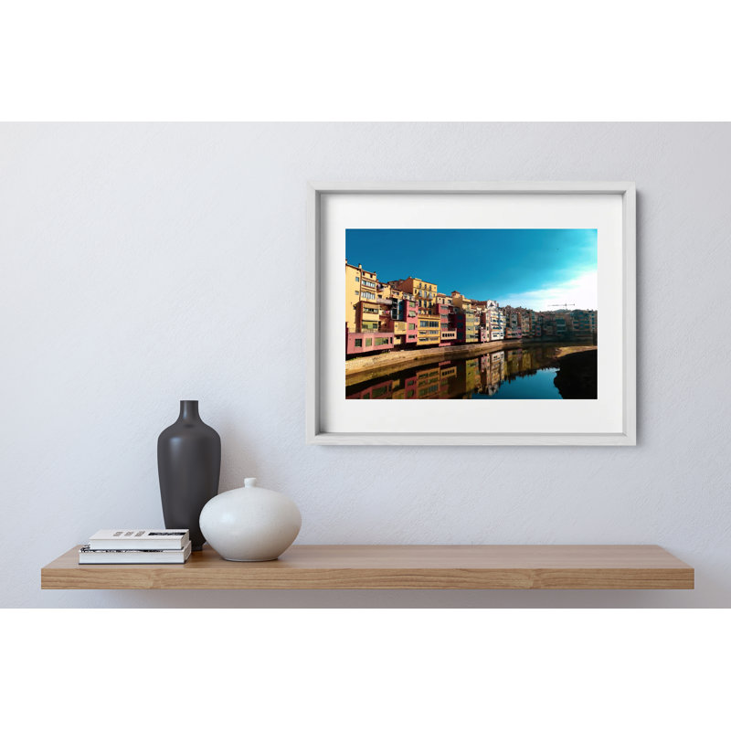 Casa Masó Print by Joseph Regan, 14" H x 16" W x 0.75" D, White
