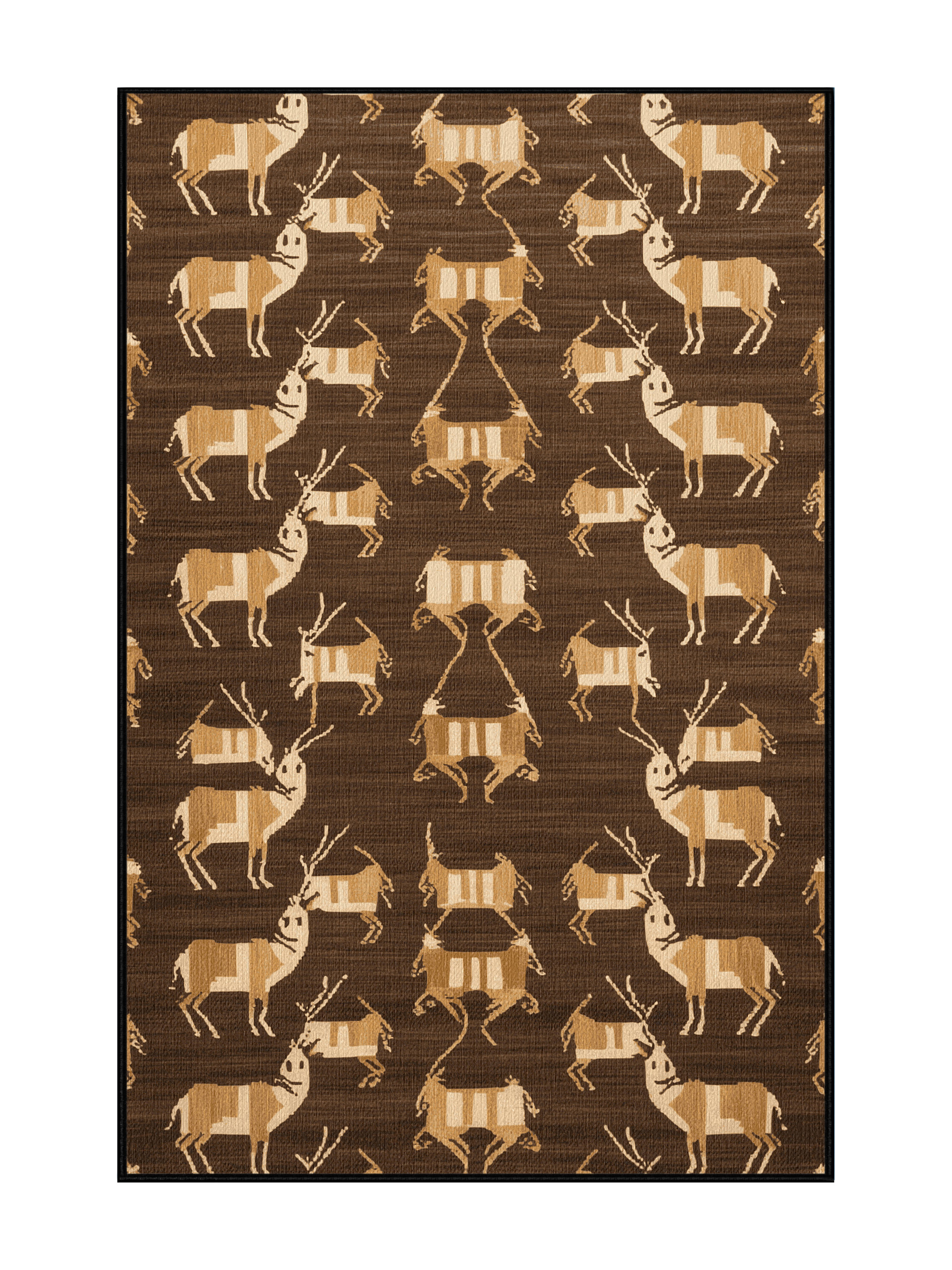 Foundry Select Washable Dorcas Gazelle Wildlife Area Rug | Wayfair