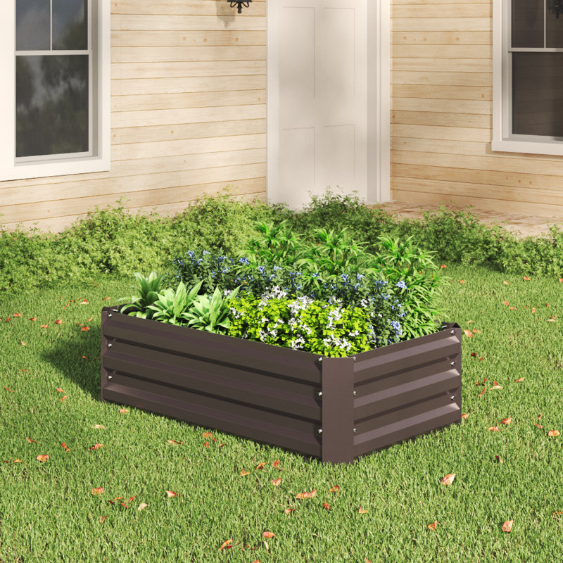 Metal Planter Box,  100cm H x 60cm W x 30cm D