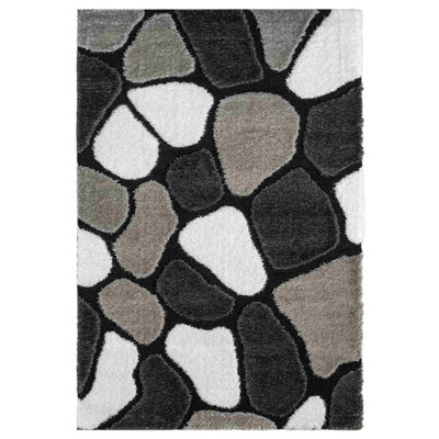 Modern Olexander Abstract Geometric Rug For Living Room Bedroom Design (8X10 (7'8"X10'8"))