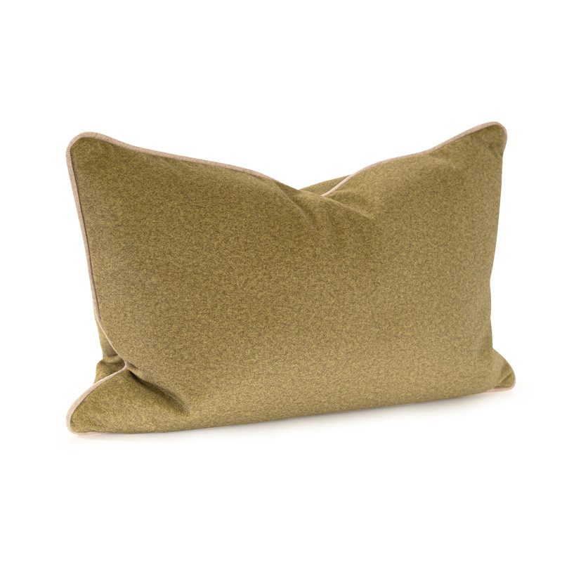 Oreiller Qiviut, Rectangle H 14 po x l 22 po, Mélange de duvet, Vert
