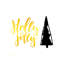 Holly Jolly Christmas Tre by Seven Trees Design - Wrapped Canvas Print-973012961