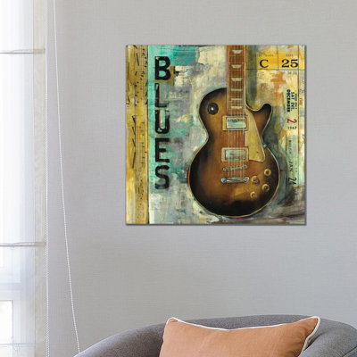 Blues by Pablo Rojero - Wrapped Canvas Print