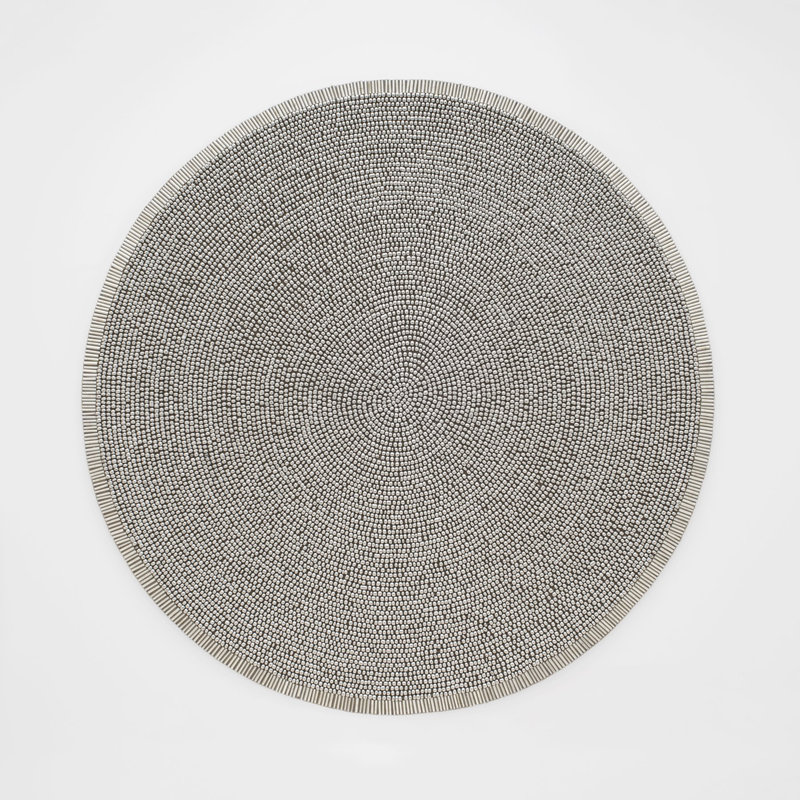 Cotton Round Beaded Placemat