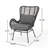 Patio Chair with Cushions (Set of 2)-1163799388