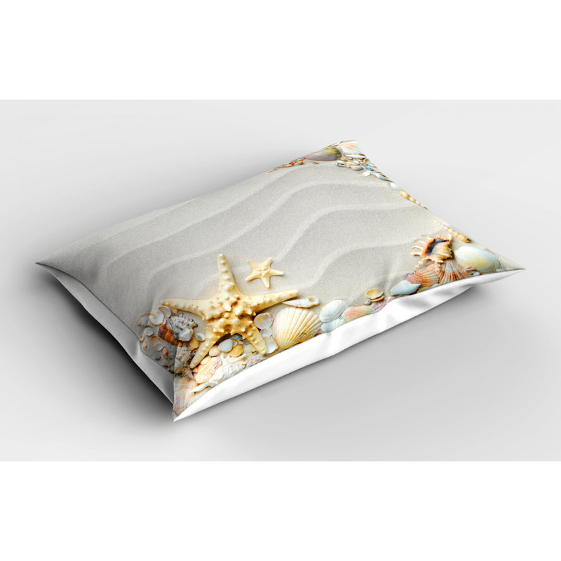 Starfish Polyester Sham Set, Twin