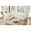 Canapé modulaire surdimensionné de 129 po en forme de U de 129 po Canapé moderne revêtu de velours côtelé doux avec une chaise longue pour le salon, beige