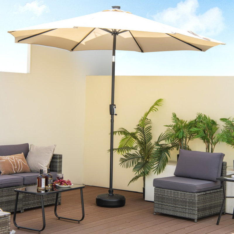 Support à parapluie rond 27 lb pour bord de piscine