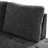 Grey L Shaped With Pull Out Function And Storage Sections Spacious Couch Bed - Fabric