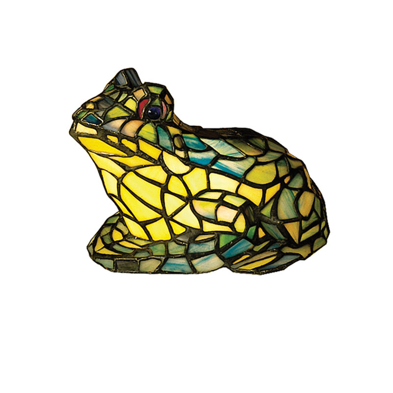 Éclairage de fantaisie en verre d’art éclair 7 po Frog Tiffany