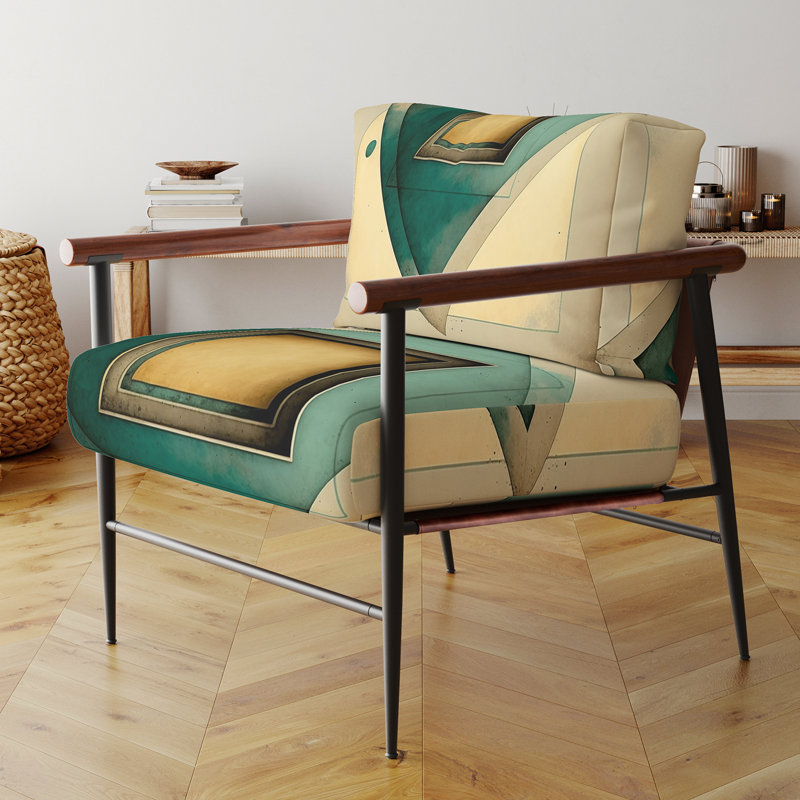 Fauteuil rembourré contemporain, Perfect Abstract, Noir, noir, noir, noir