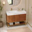 Meuble-lavabo Heywood avec lavabo en céramique et plateau en pierre frittée.-1739740889