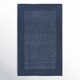 Dolma Handmade Loomed Wool Navy/Dark Blue Rug