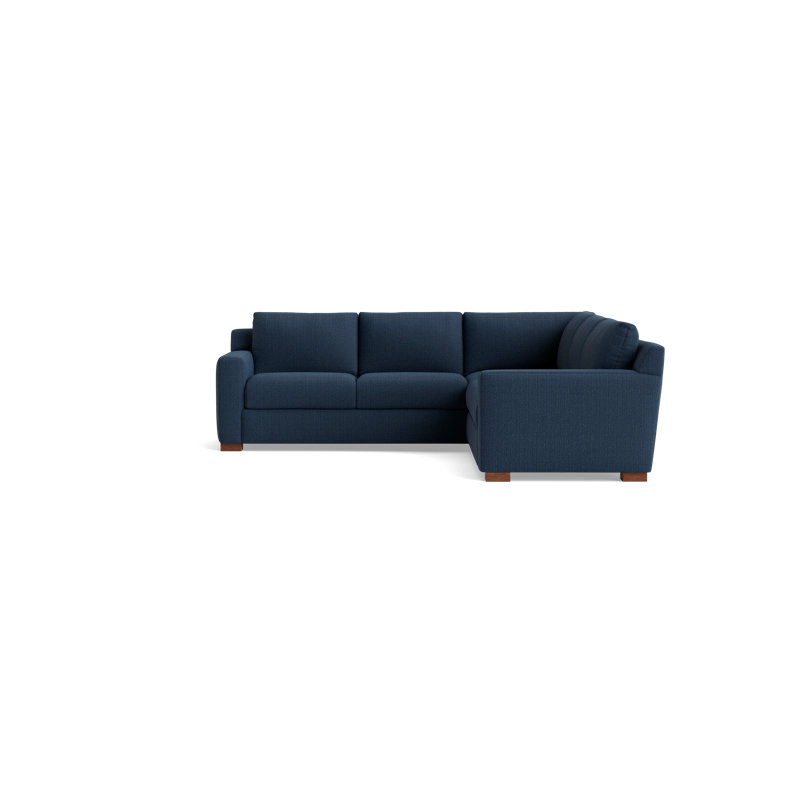 Catalina Corner Sectional, Performance Weave - Navy, Left Hand Facing