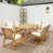Light Teak+Rectangular table