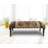 Kyle Handmade Natural Multicolor Southwestern Geometric Upholstered Bench