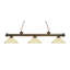 Luminaire suspendu linéaire à 3 lumières pour table de billard Chevelle-22737271-22737274