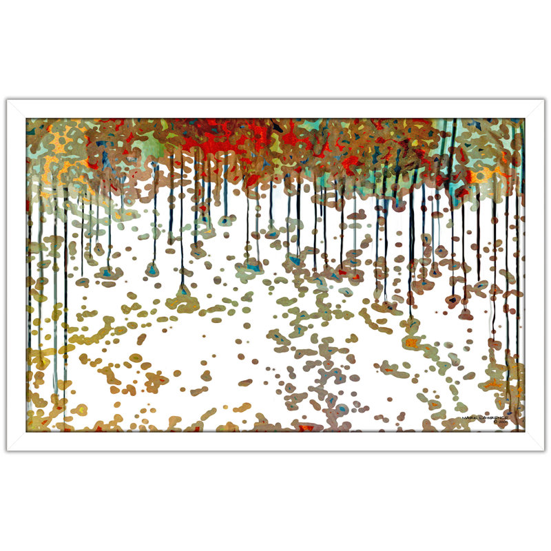 «Verse Visions III», reproduction d'art, H 33,5 po x l 49,5 po x P 1 po, Cadre blanc