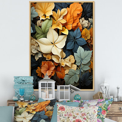Feuilles d'automne, palette en sourdine - impression