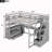 Hayzlie Kids Full Bunk Bed-1965065195