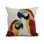 Housse de coussin cubique cubain Flare Macaw