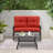 Craigmore 2 - Person Patio Conversation Set with Cushions-1868227745