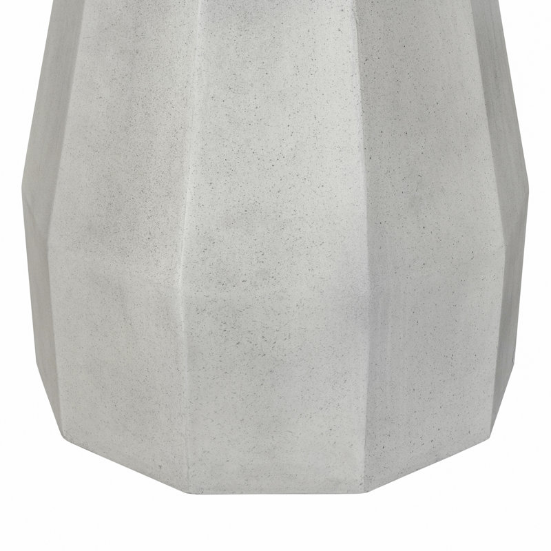 Outdoor Round Dining Table, White