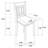 Ingall Medium Grey And Black 5-Piece Dining Set