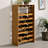 Wooden Wine Rack With 7 Tier Shelf