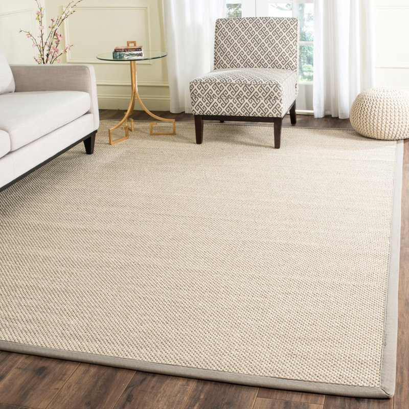 Torbin Sisal Area Rug, Beige, Square 122 cm