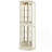 Glass Display Shelf with Tempered Glass Doors-1368420314