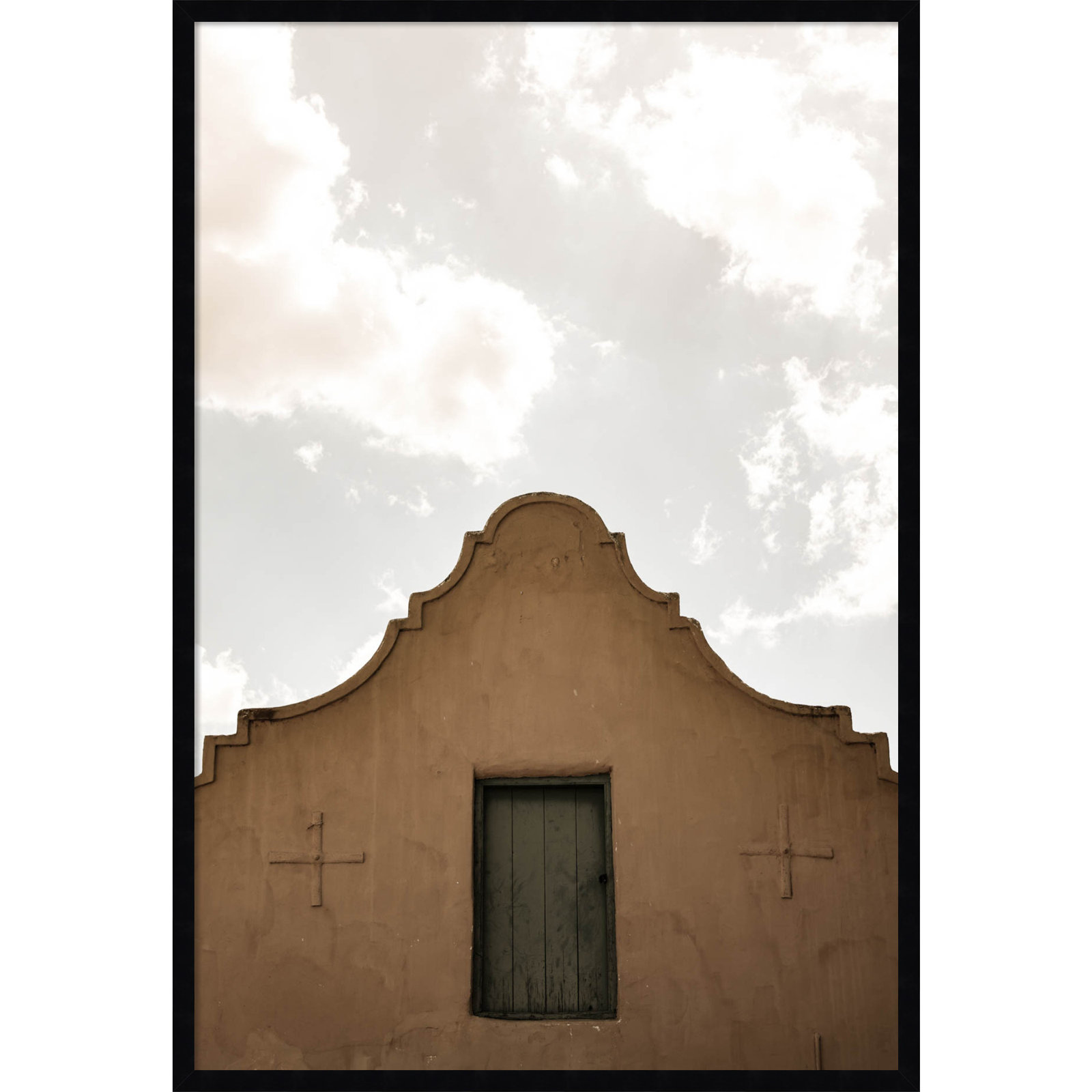 Norfork "Settlers Shelter" Print, 41" H x 28" W, Black