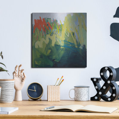 Wrought Studio ™ «Force of Nature Green» par Jessica Singerman, art mural en métal,