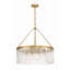 Lustre forgé 8 lumières noires-70760601