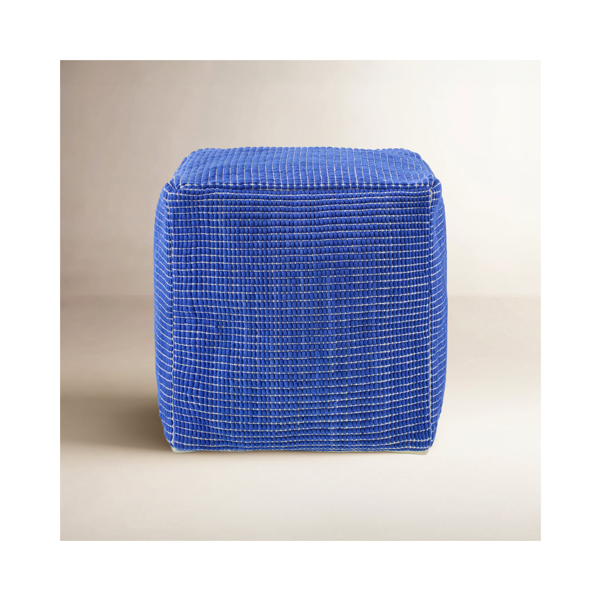 Waverly Pouf, Blue