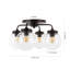 Plafonnier semi-encastré 4 lumières 18 po Ailana-855788807