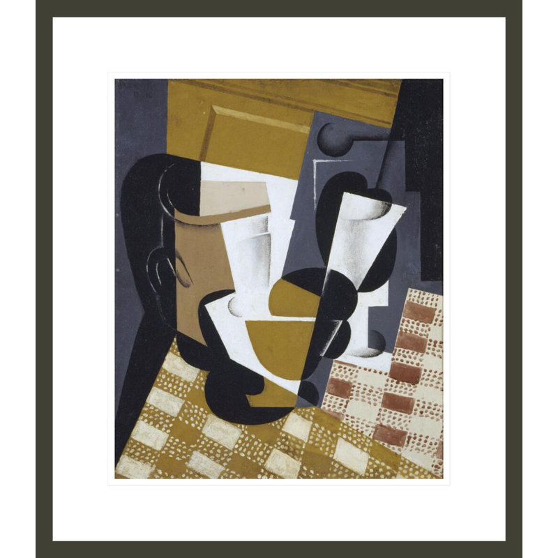 Broc et verre par Juan Gris, H 20,36 po x l 17,75 po