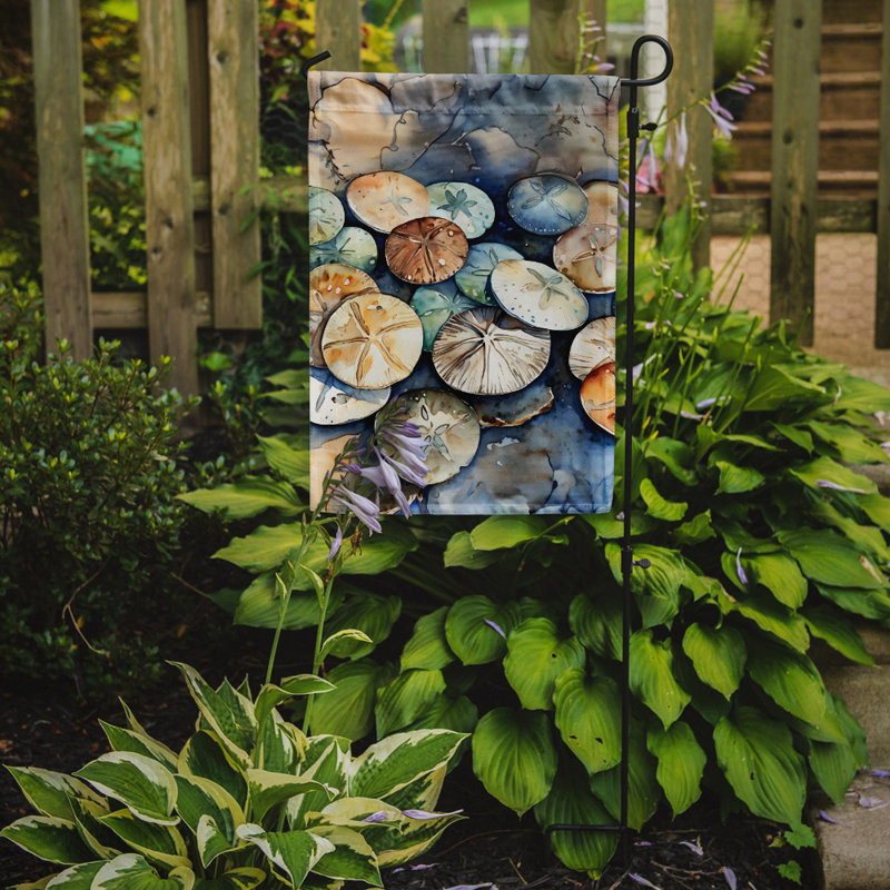 Drapeau de jardin double en polyester H 15,5 po x l 11,25 po