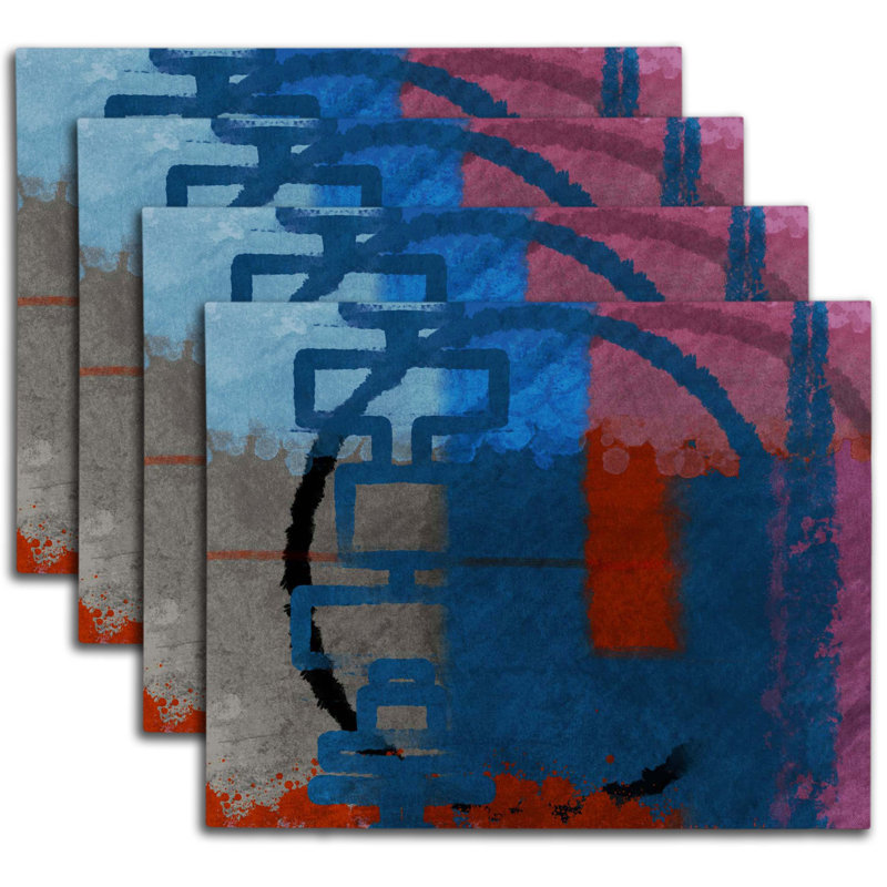 Napperon abstrait en polyester