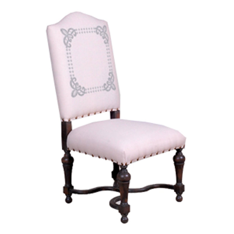 Chaise d'appoint Deanne en rose
