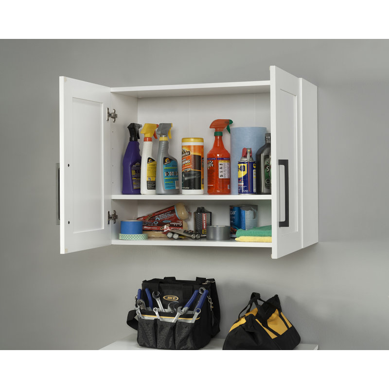 Armoire suspendue Franziska - blanc, Blanc
