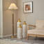 Superbe ensemble de vases en métal blanc en forme de gouttelette 3 pièces pour une décoration intérieure élégante