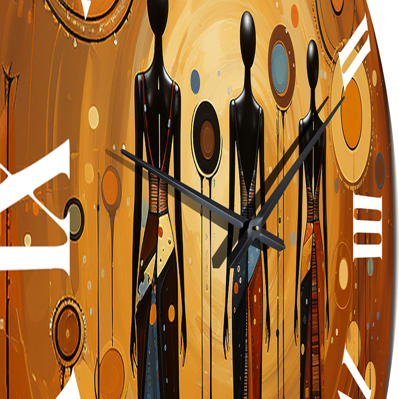 Wall Clock - Cresida African American, Small