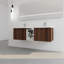 Meuble-lavabo à fermeture en douceur avec lavabo-114705155-114705159