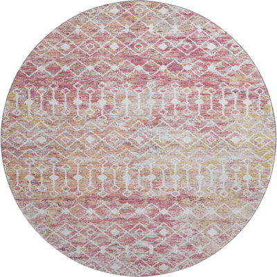 Premium Machine Washable Brennon AMF1638 Geometric Rug